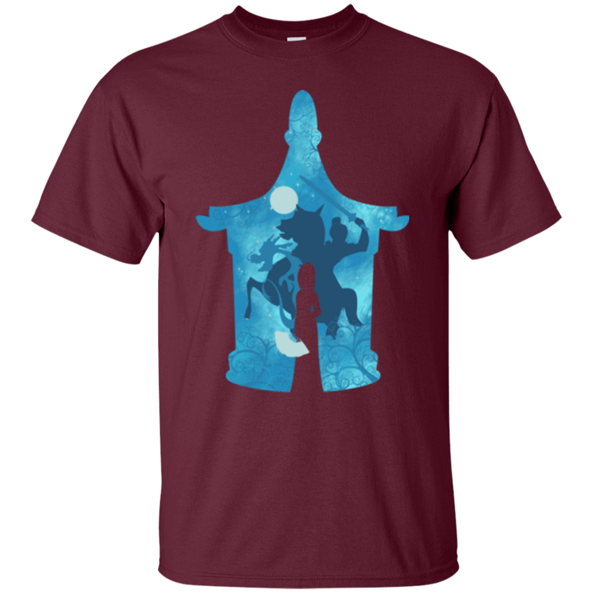 T-Shirts Maroon / S Chinese Portrait T-Shirt