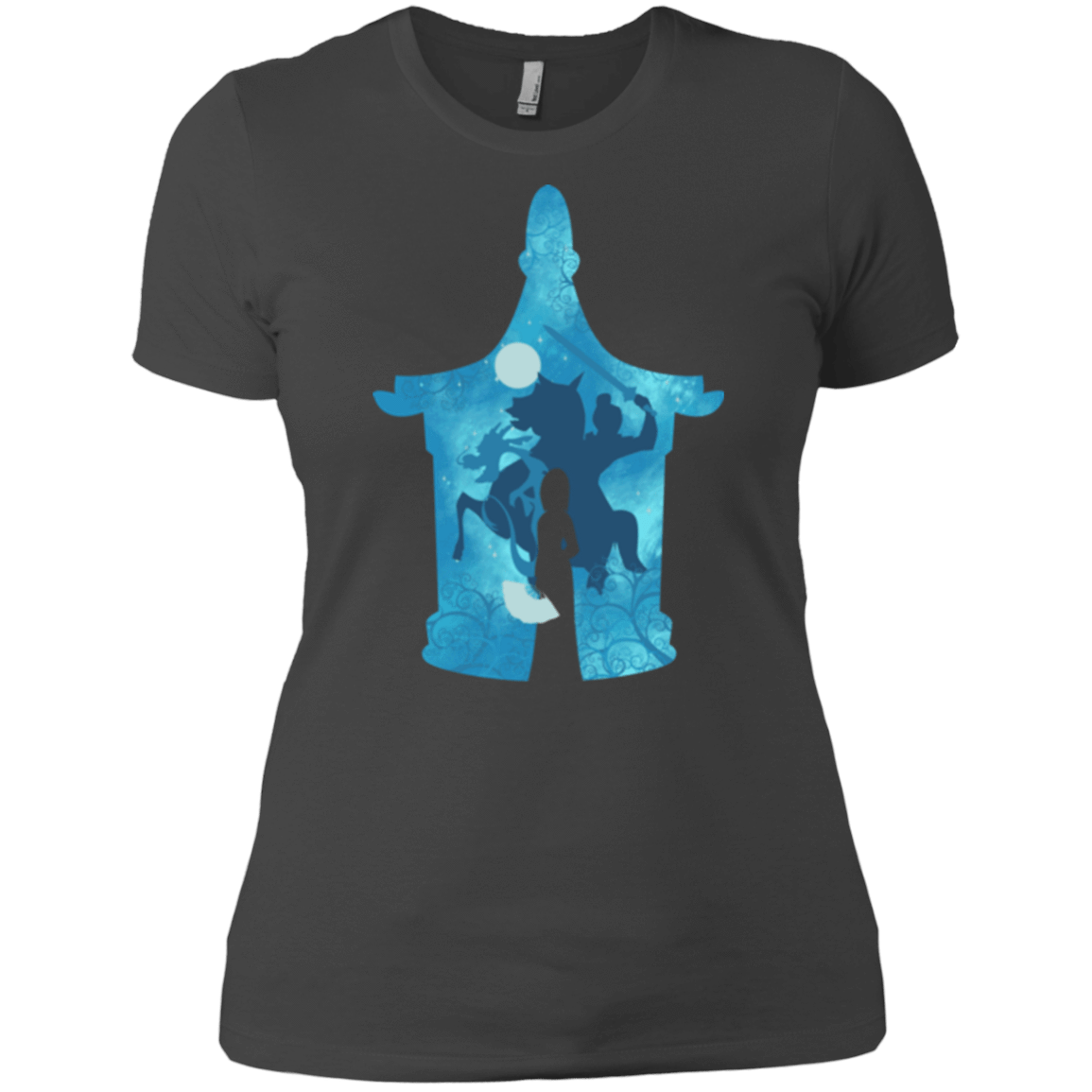 T-Shirts Heavy Metal / X-Small Chinese Portrait Women's Premium T-Shirt