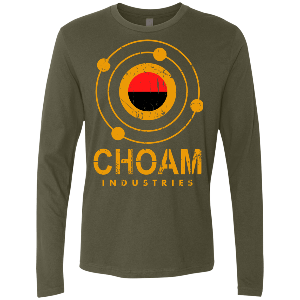 T-Shirts Military Green / Small Choam Men's Premium Long Sleeve