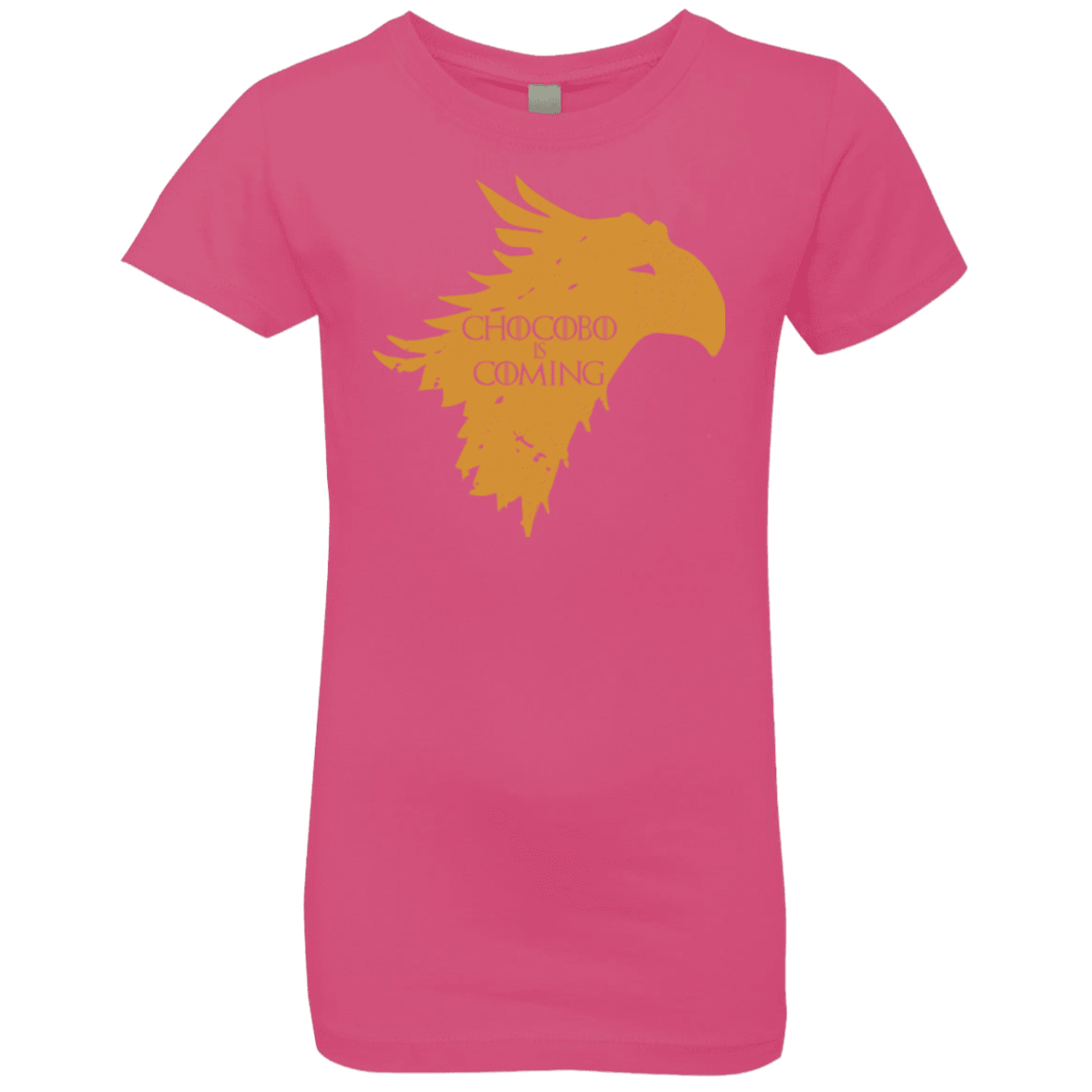 T-Shirts Hot Pink / YXS Chocobo is Coming Girls Premium T-Shirt