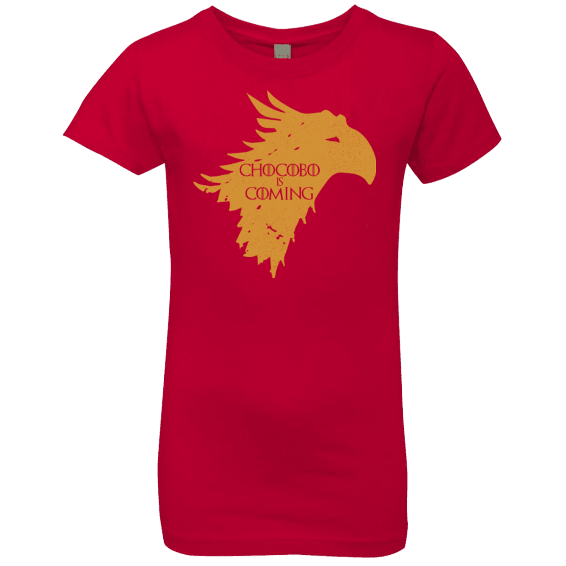 T-Shirts Red / YXS Chocobo is Coming Girls Premium T-Shirt