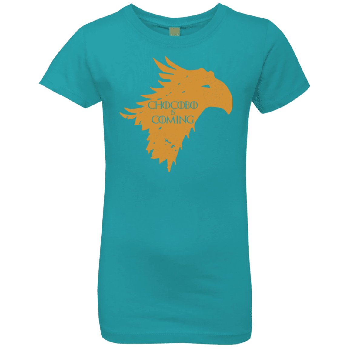 T-Shirts Tahiti Blue / YXS Chocobo is Coming Girls Premium T-Shirt