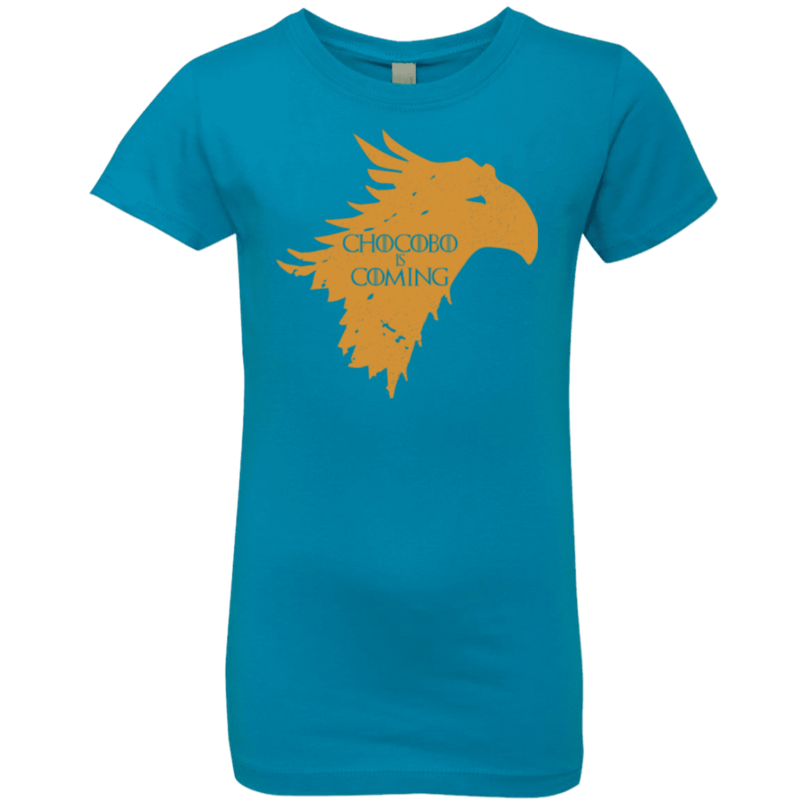T-Shirts Turquoise / YXS Chocobo is Coming Girls Premium T-Shirt