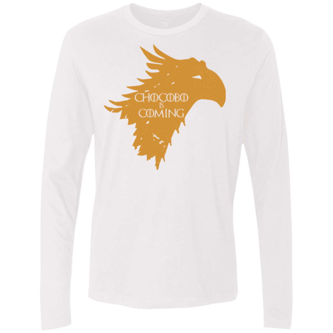 T-Shirts White / Small Chocobo is Coming Men's Premium Long Sleeve
