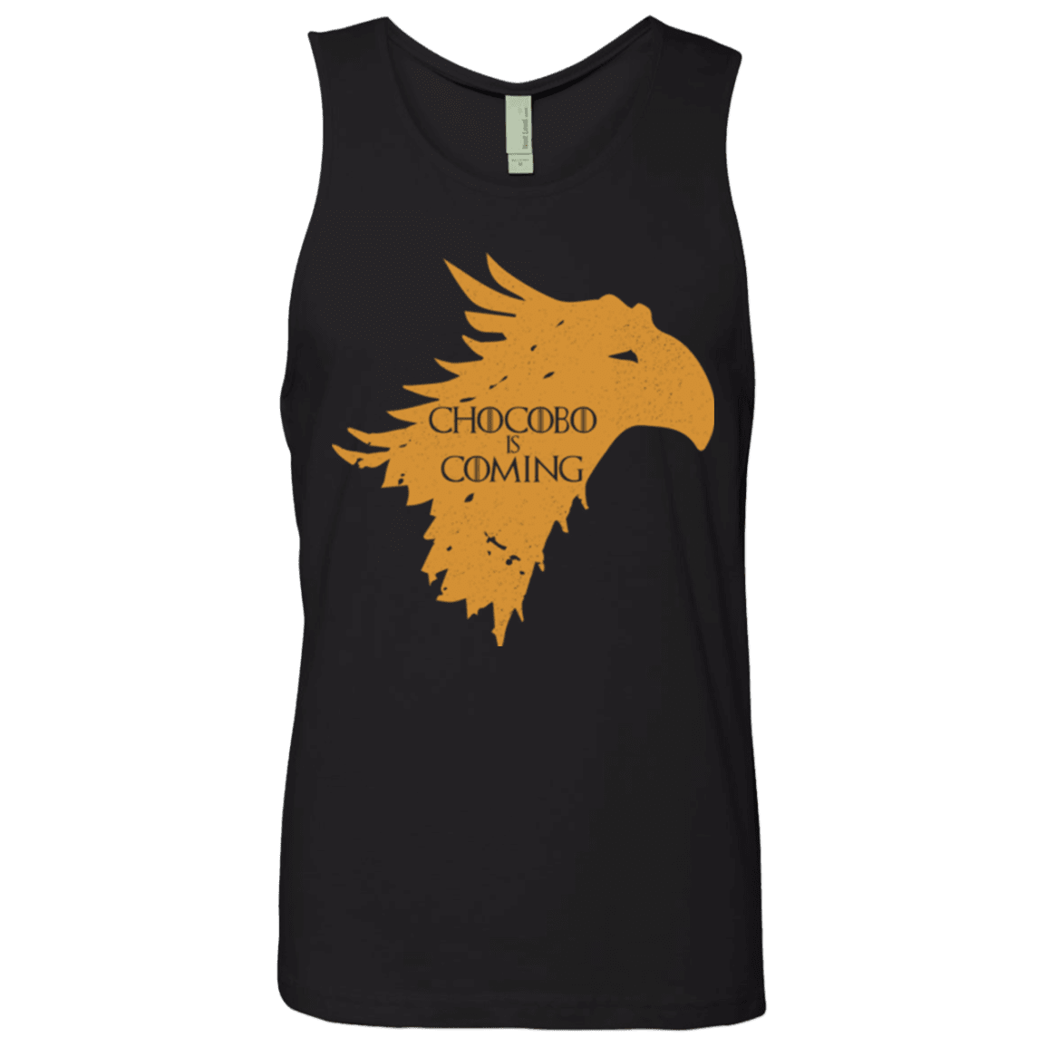 T-Shirts Black / Small Chocobo is Coming Men's Premium Tank Top