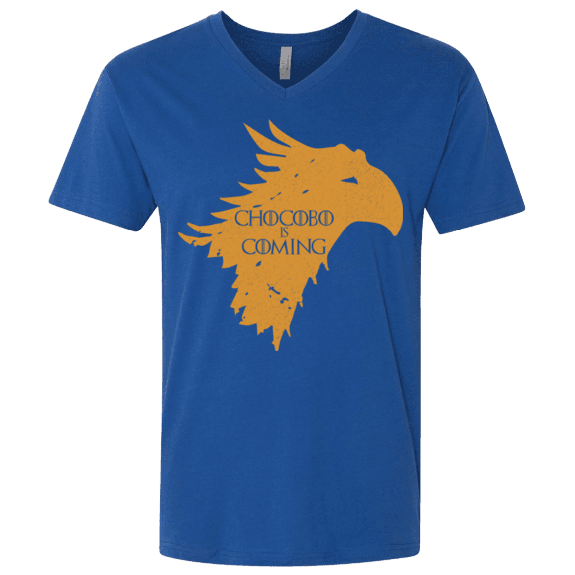T-Shirts Royal / X-Small Chocobo is Coming Men's Premium V-Neck