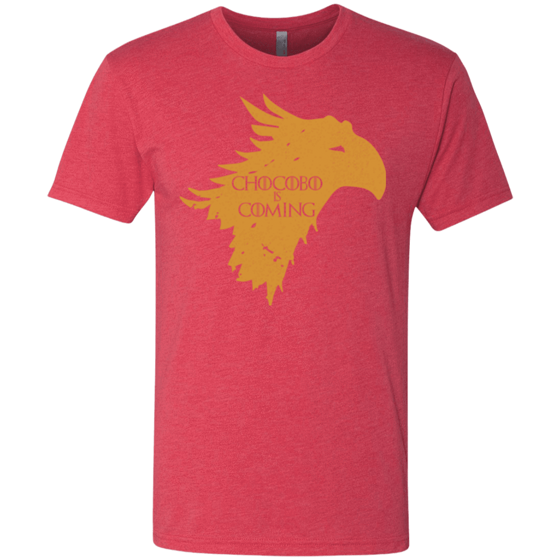 T-Shirts Vintage Red / Small Chocobo is Coming Men's Triblend T-Shirt