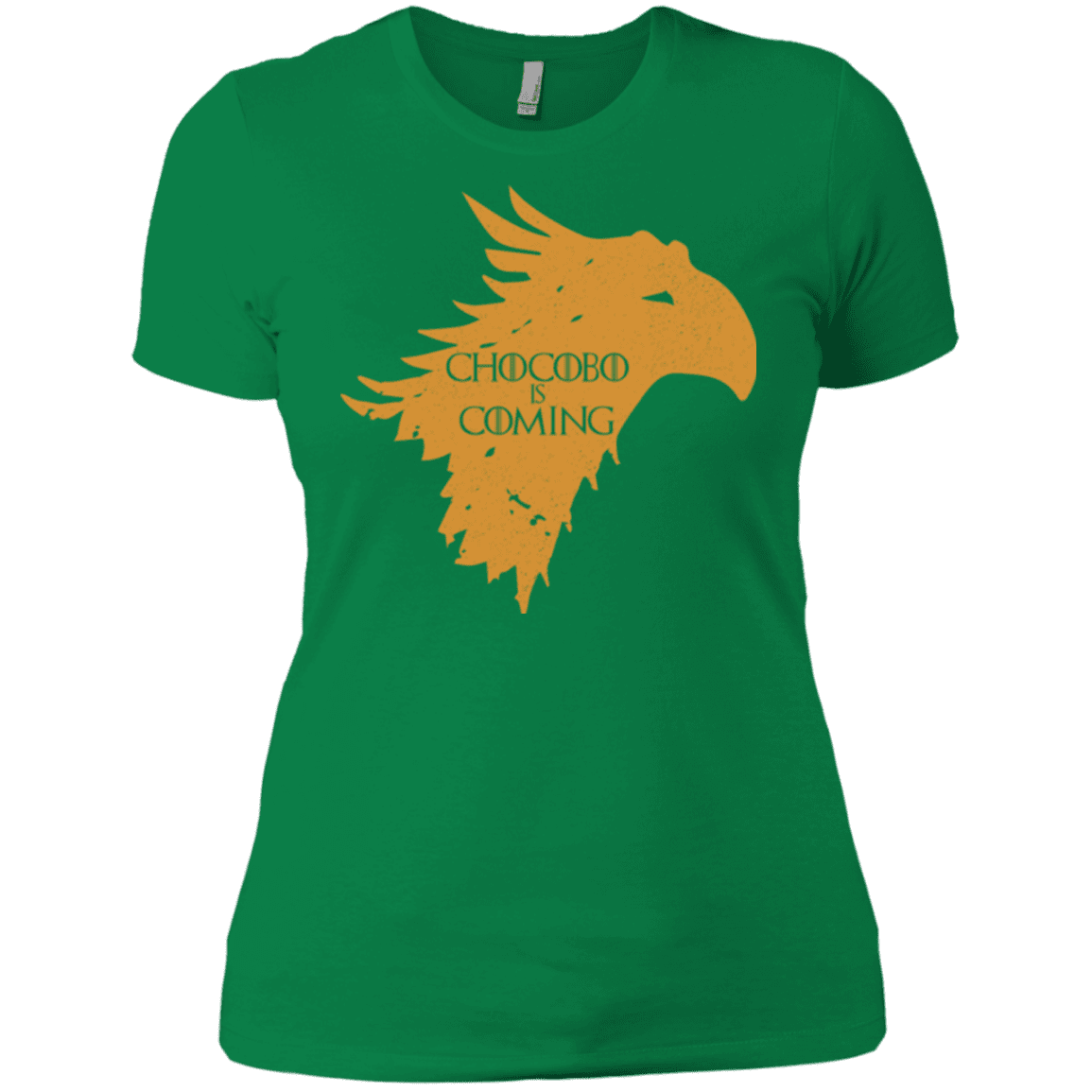 T-Shirts Kelly Green / X-Small Chocobo is Coming Women's Premium T-Shirt