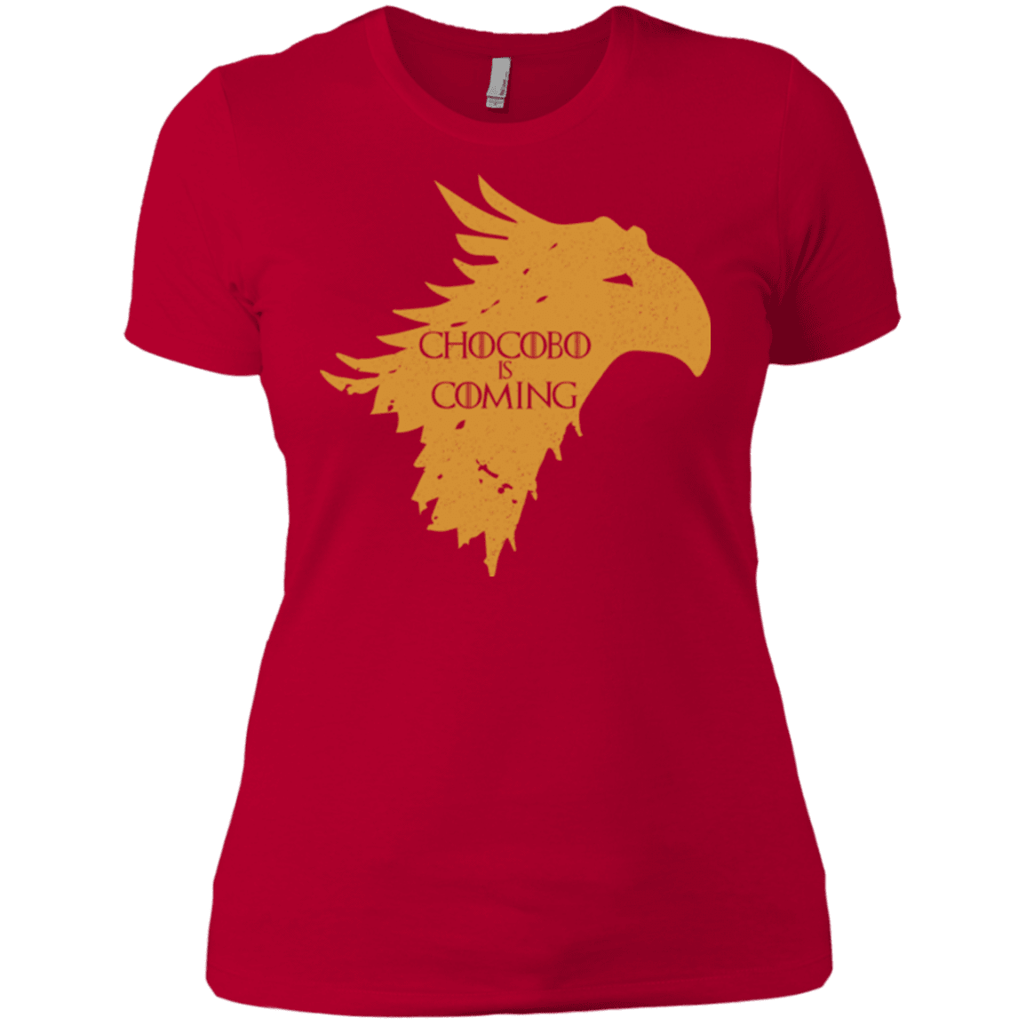 T-Shirts Red / X-Small Chocobo is Coming Women's Premium T-Shirt