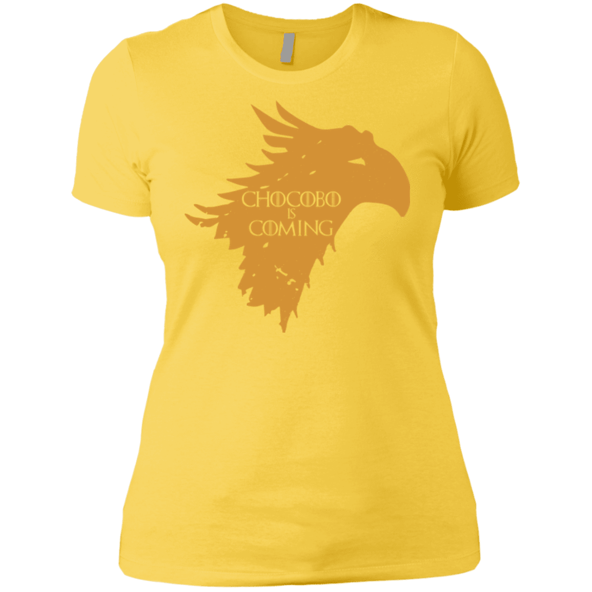 T-Shirts Vibrant Yellow / X-Small Chocobo is Coming Women's Premium T-Shirt
