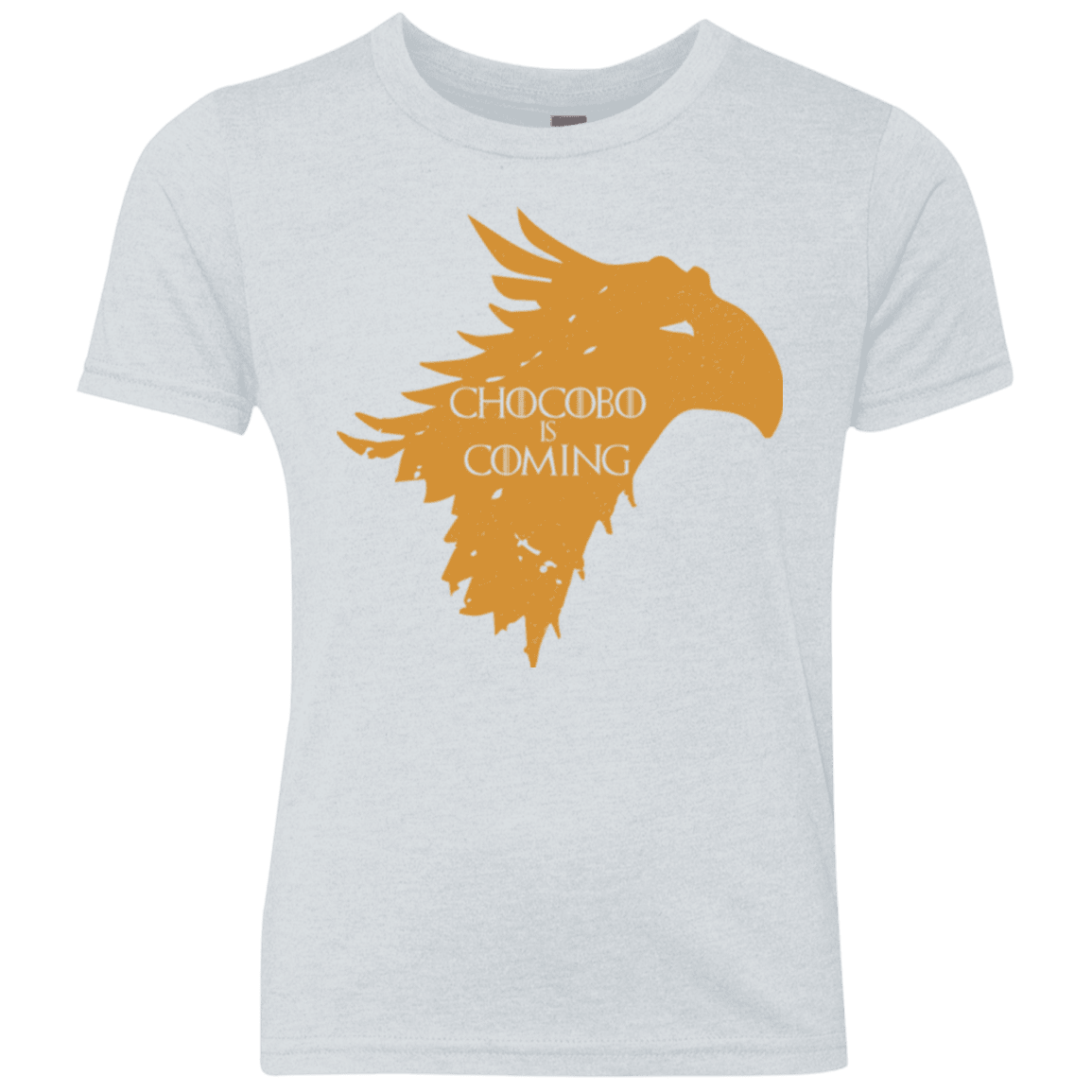 T-Shirts Heather White / YXS Chocobo is Coming Youth Triblend T-Shirt