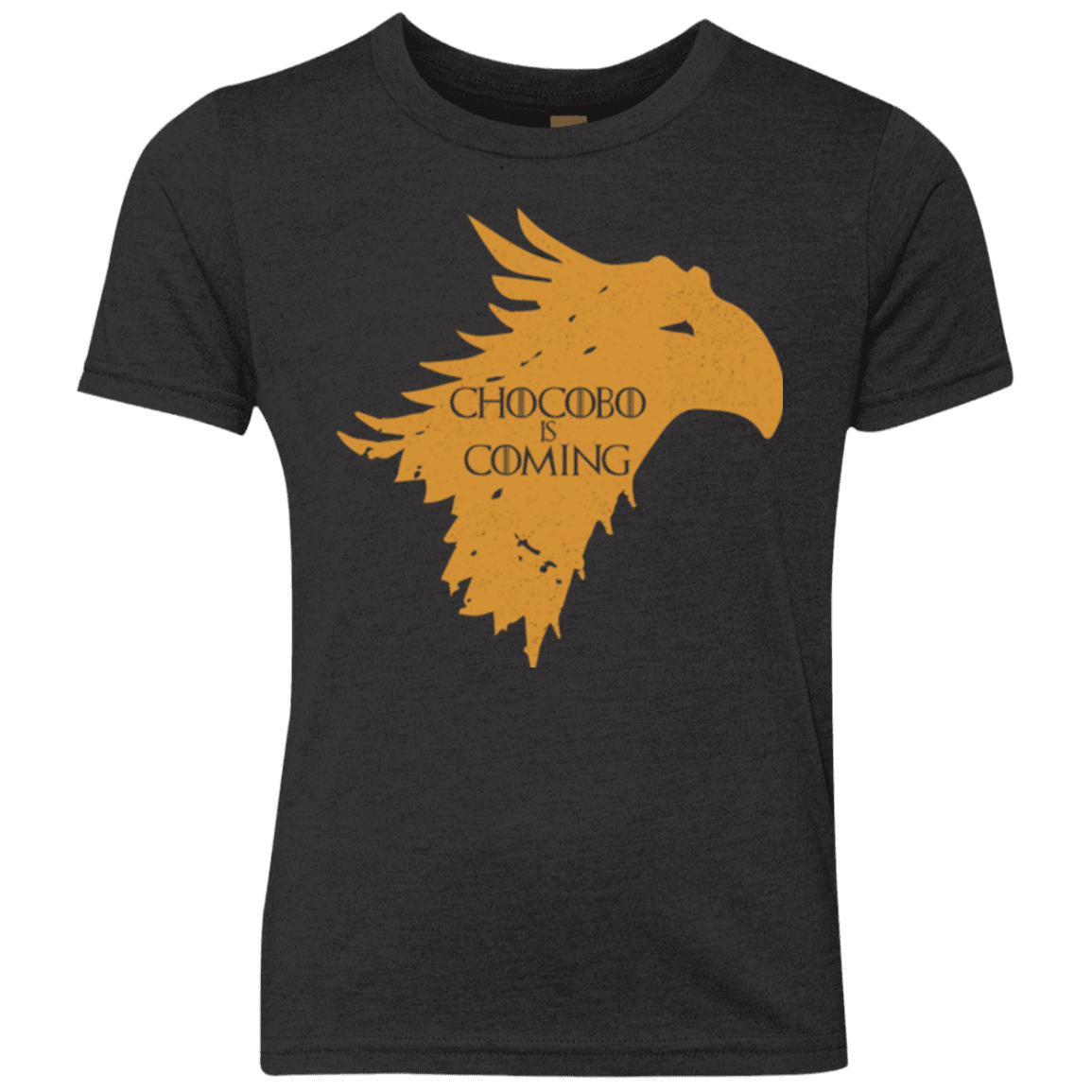 T-Shirts Vintage Black / YXS Chocobo is Coming Youth Triblend T-Shirt