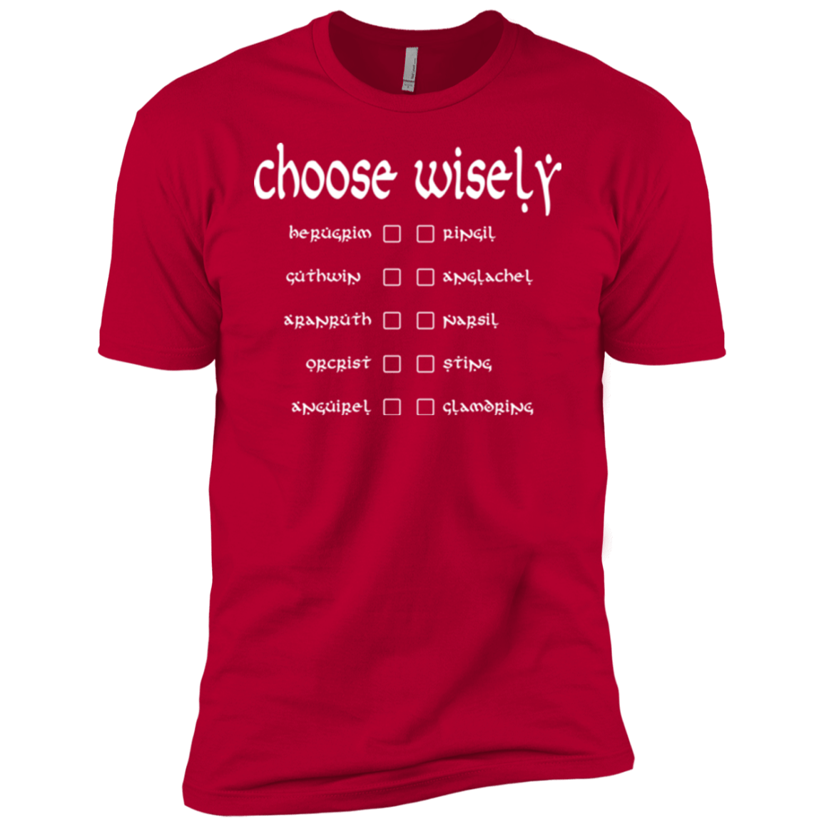 T-Shirts Red / YXS Choose wisely Boys Premium T-Shirt