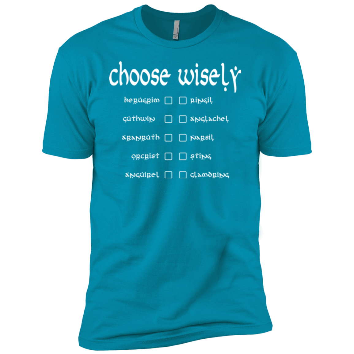 T-Shirts Turquoise / YXS Choose wisely Boys Premium T-Shirt