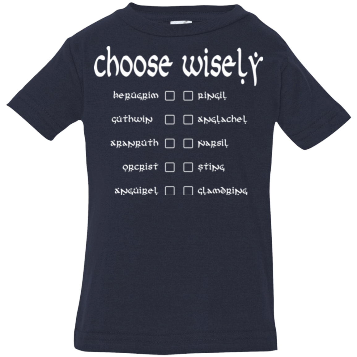 T-Shirts Navy / 6 Months Choose wisely Infant Premium T-Shirt