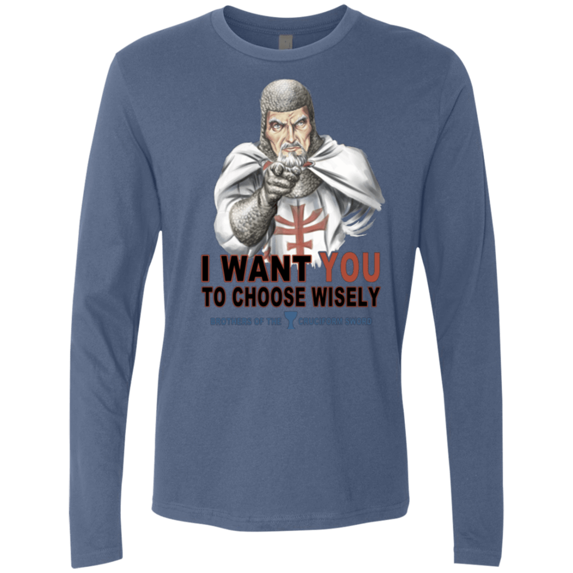 T-Shirts Indigo / Small Choose Wisely Men's Premium Long Sleeve