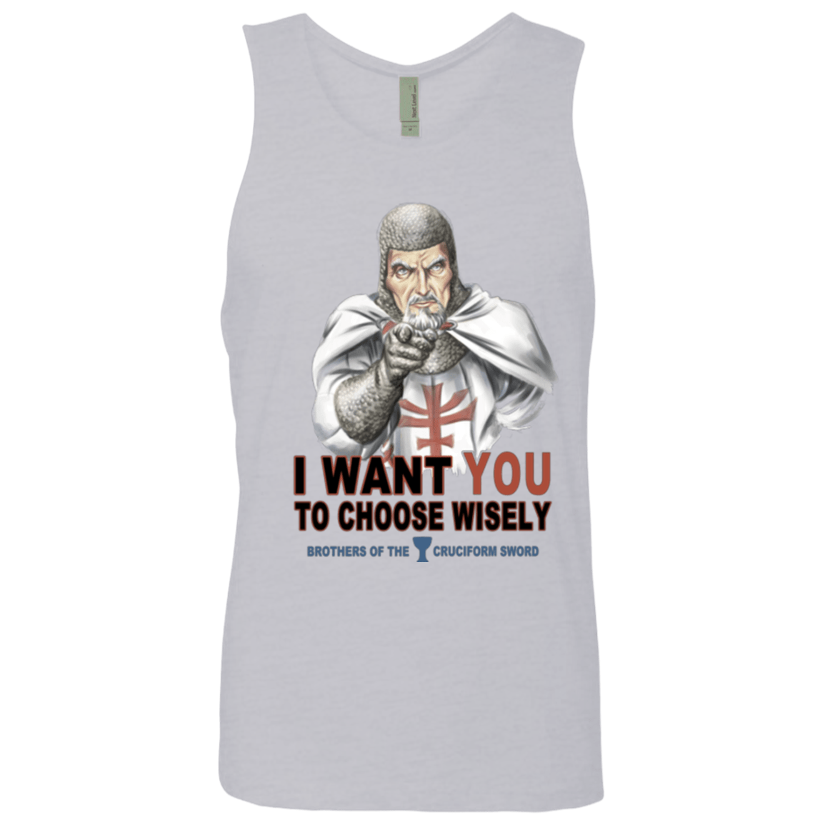 T-Shirts Heather Grey / Small Choose Wisely Men's Premium Tank Top