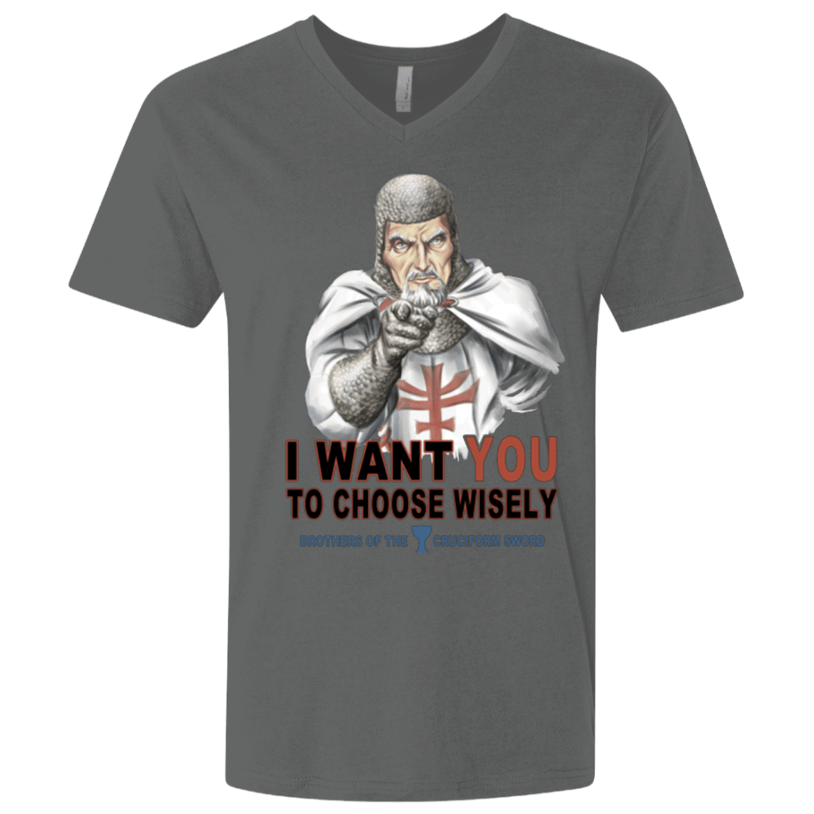 T-Shirts Heavy Metal / X-Small Choose Wisely Men's Premium V-Neck