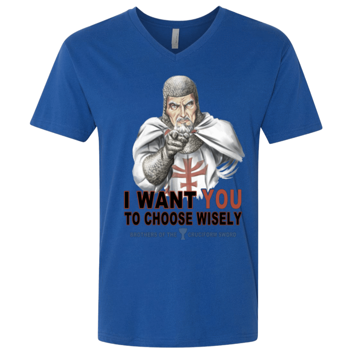 T-Shirts Royal / X-Small Choose Wisely Men's Premium V-Neck