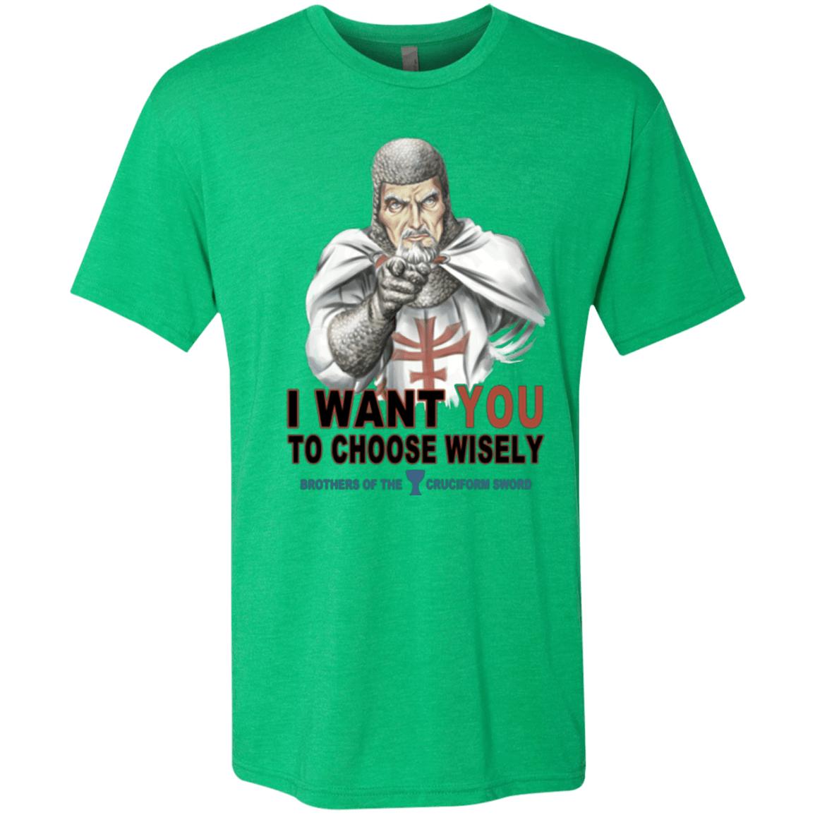 T-Shirts Envy / Small Choose Wisely Men's Triblend T-Shirt
