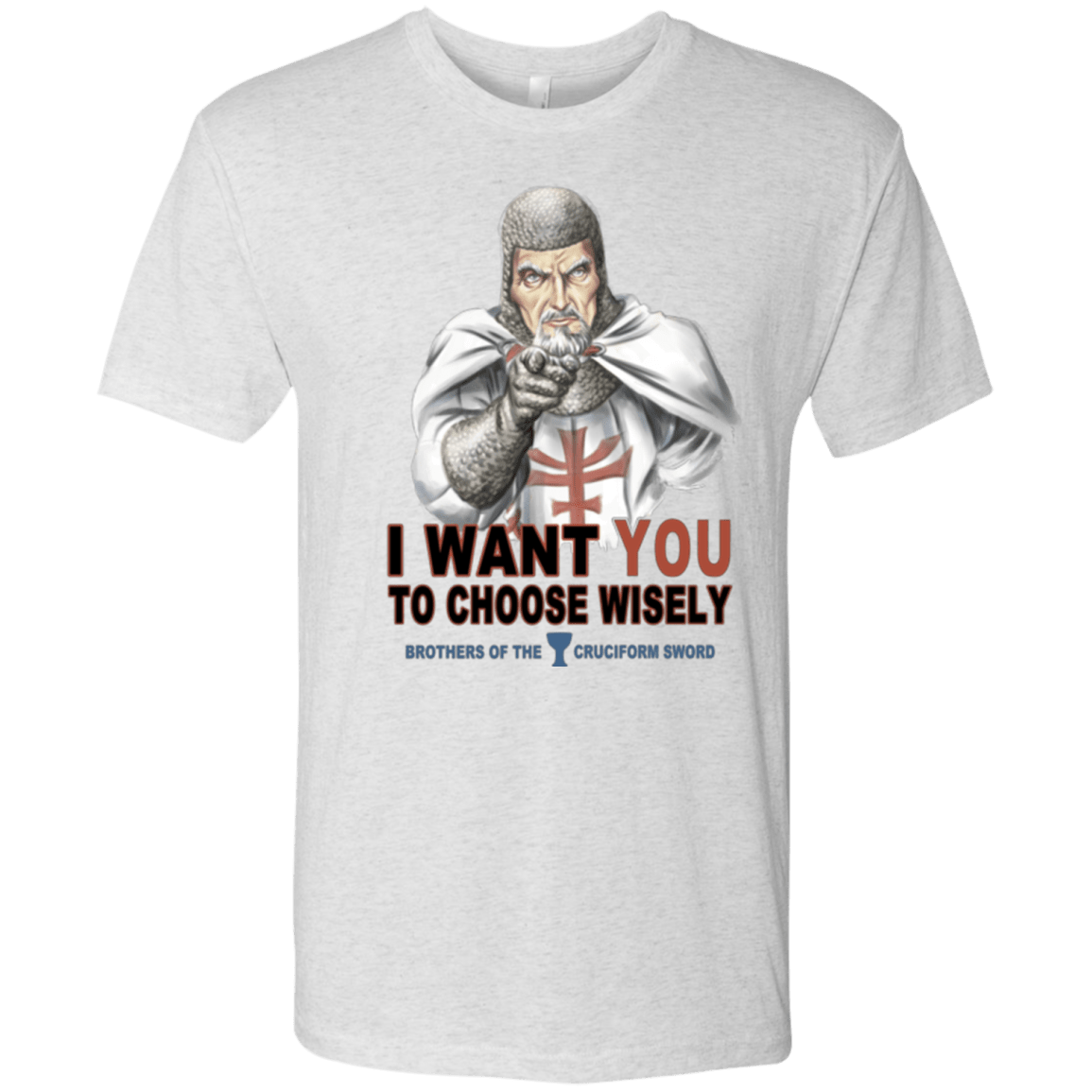 T-Shirts Heather White / Small Choose Wisely Men's Triblend T-Shirt