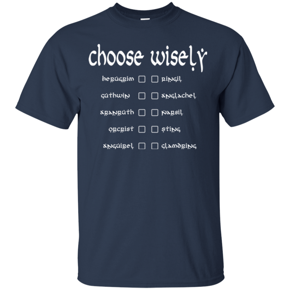 T-Shirts Navy / Small Choose wisely T-Shirt