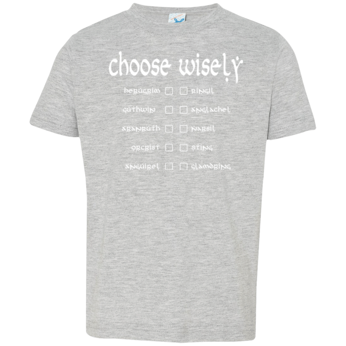 T-Shirts Heather / 2T Choose wisely Toddler Premium T-Shirt