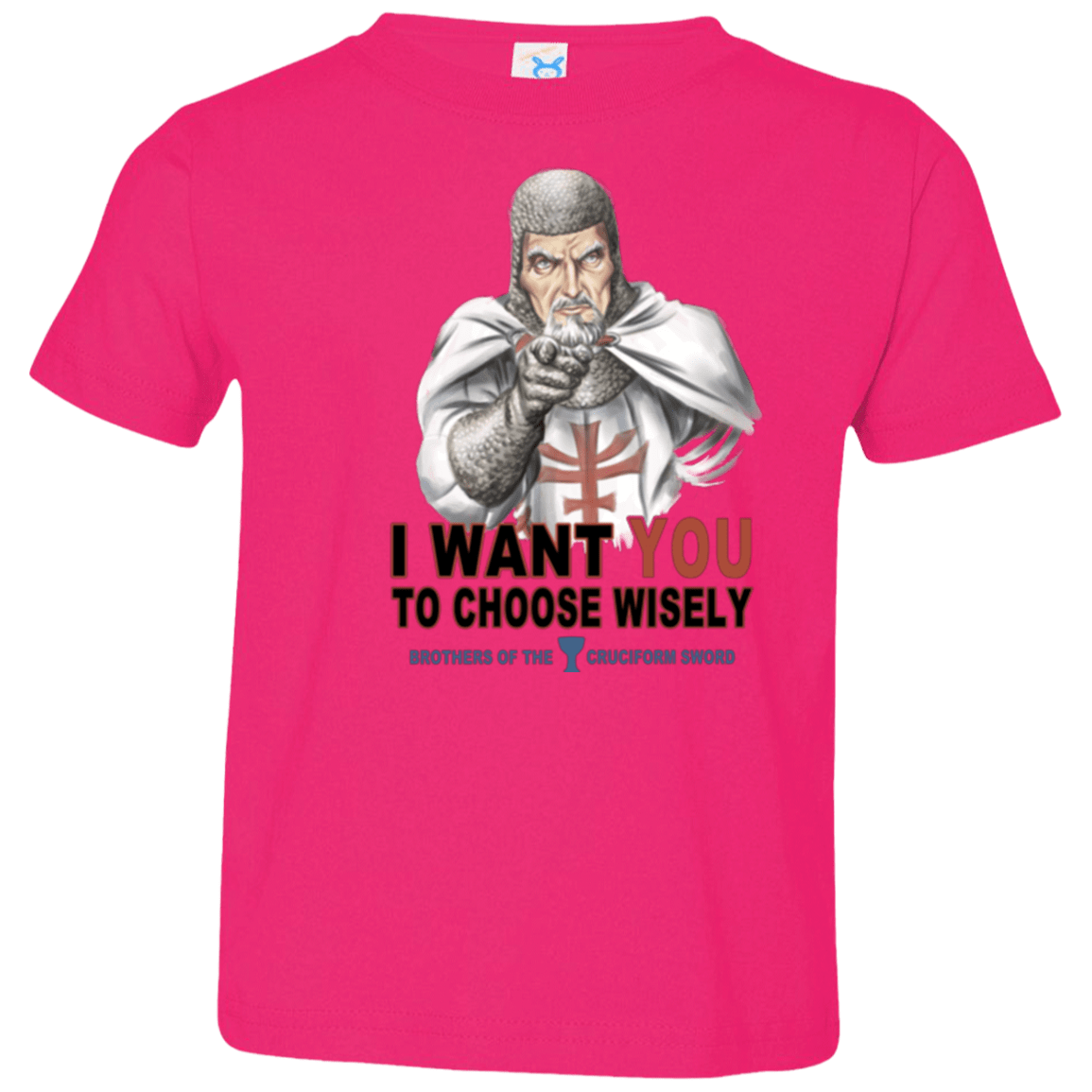 T-Shirts Hot Pink / 2T Choose Wisely Toddler Premium T-Shirt