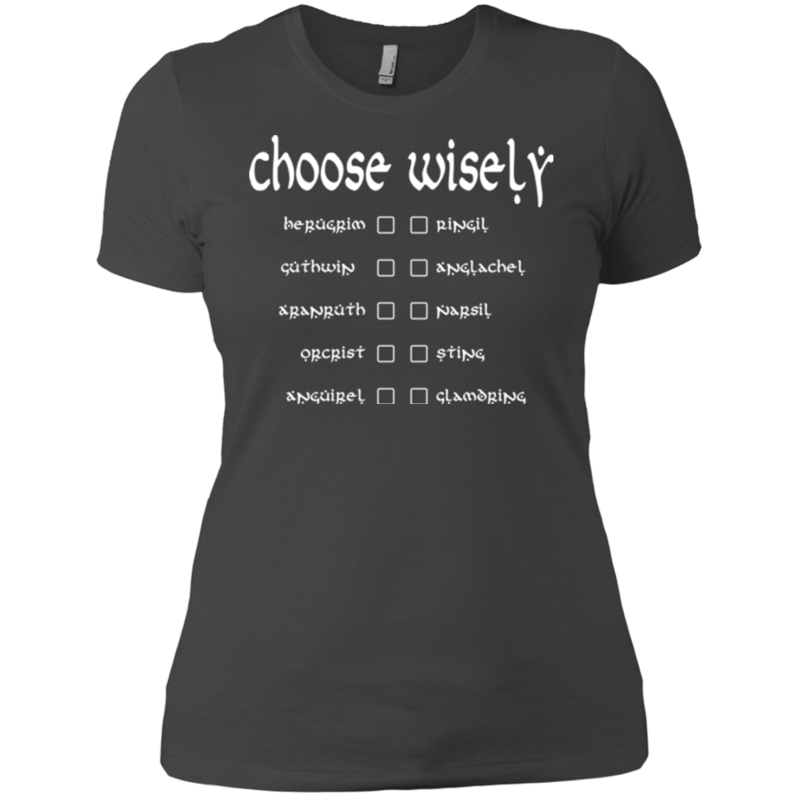 T-Shirts Heavy Metal / X-Small Choose wisely Women's Premium T-Shirt