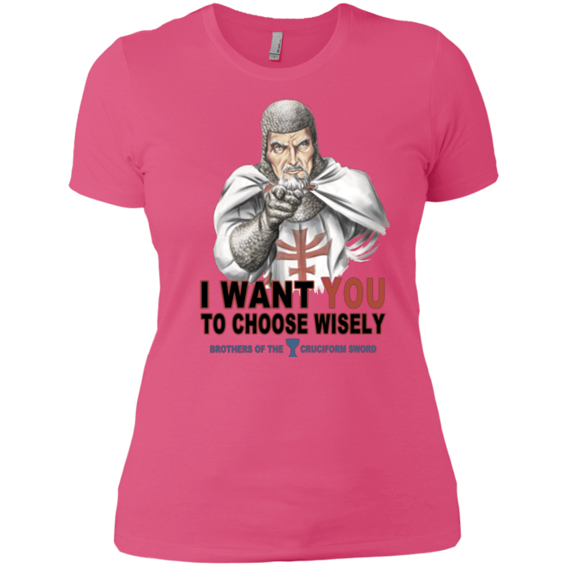 T-Shirts Hot Pink / X-Small Choose Wisely Women's Premium T-Shirt