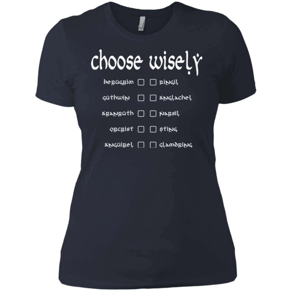 T-Shirts Indigo / X-Small Choose wisely Women's Premium T-Shirt