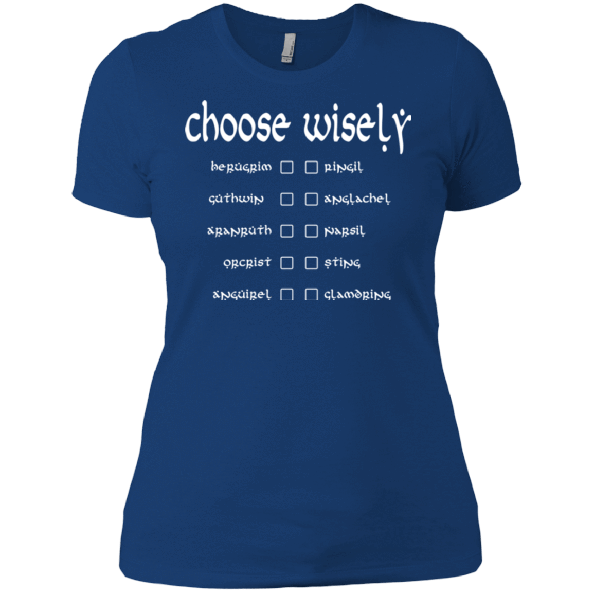 T-Shirts Royal / X-Small Choose wisely Women's Premium T-Shirt