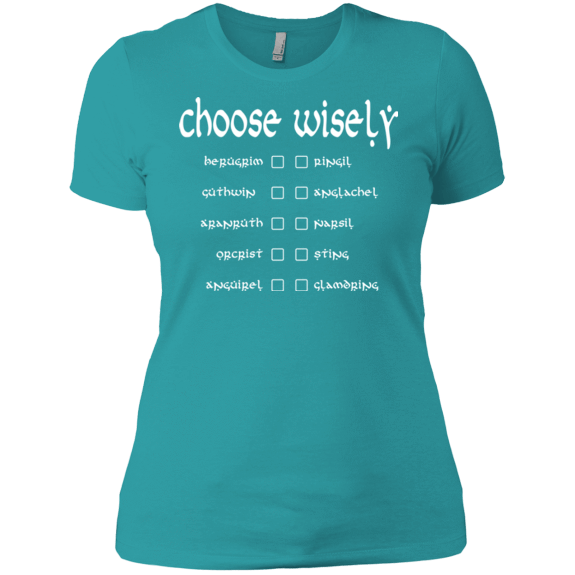 T-Shirts Tahiti Blue / X-Small Choose wisely Women's Premium T-Shirt