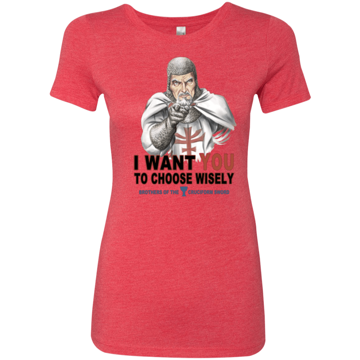 T-Shirts Vintage Red / Small Choose Wisely Women's Triblend T-Shirt