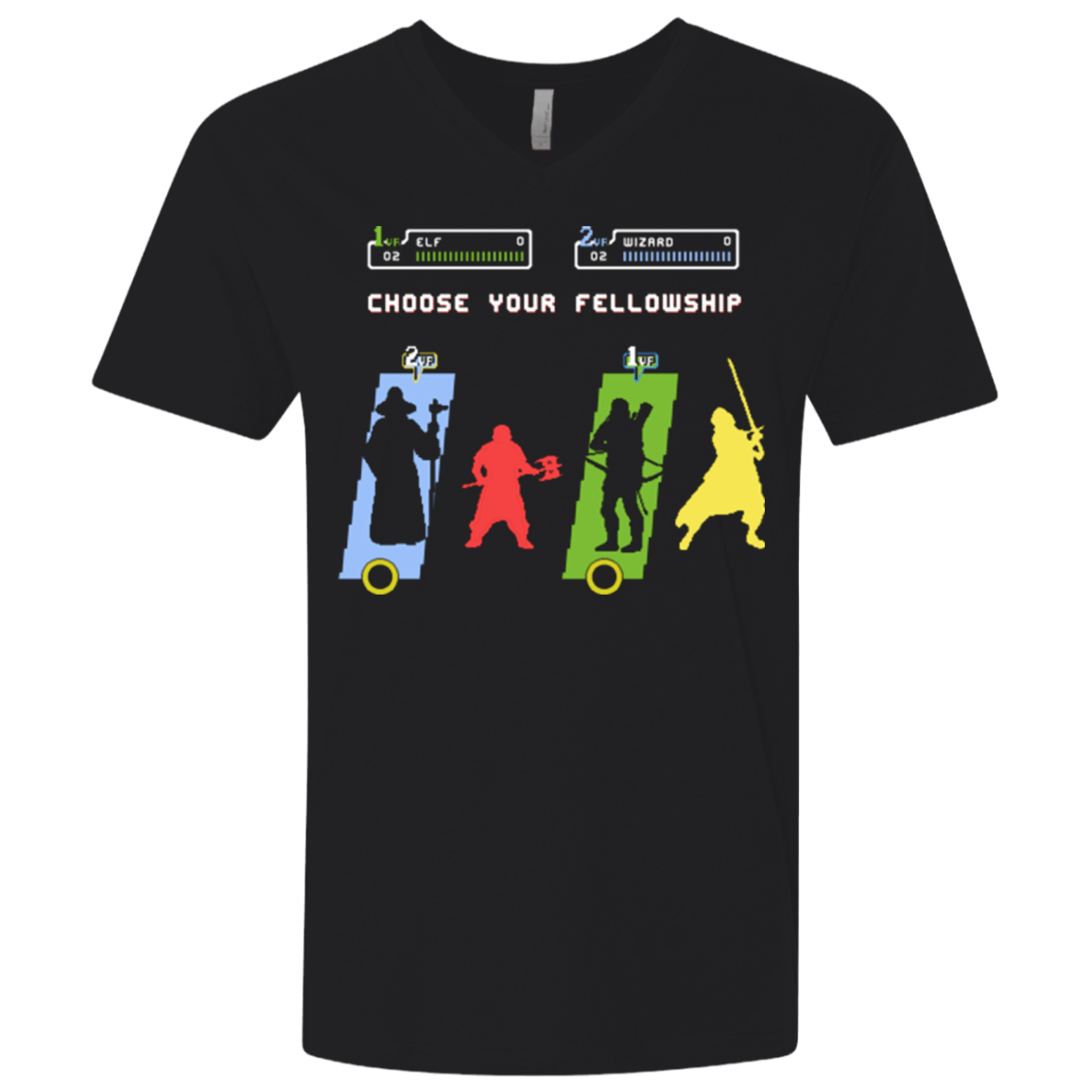 T-Shirts Black / X-Small Choose your Fellowship Men's Premium V-Neck