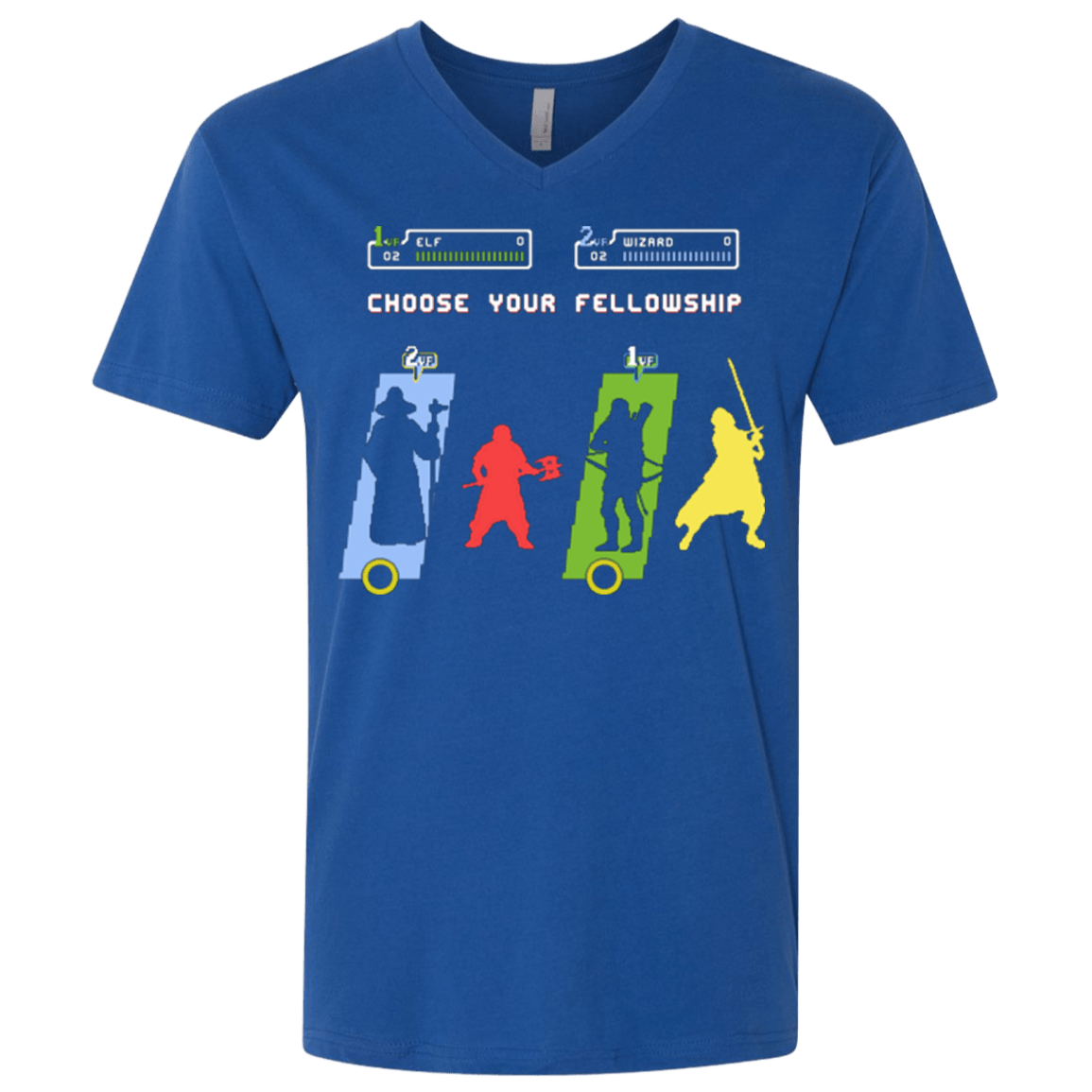 T-Shirts Royal / X-Small Choose your Fellowship Men's Premium V-Neck