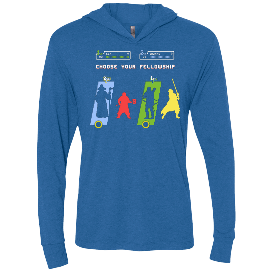 T-Shirts Vintage Royal / X-Small Choose your Fellowship Triblend Long Sleeve Hoodie Tee