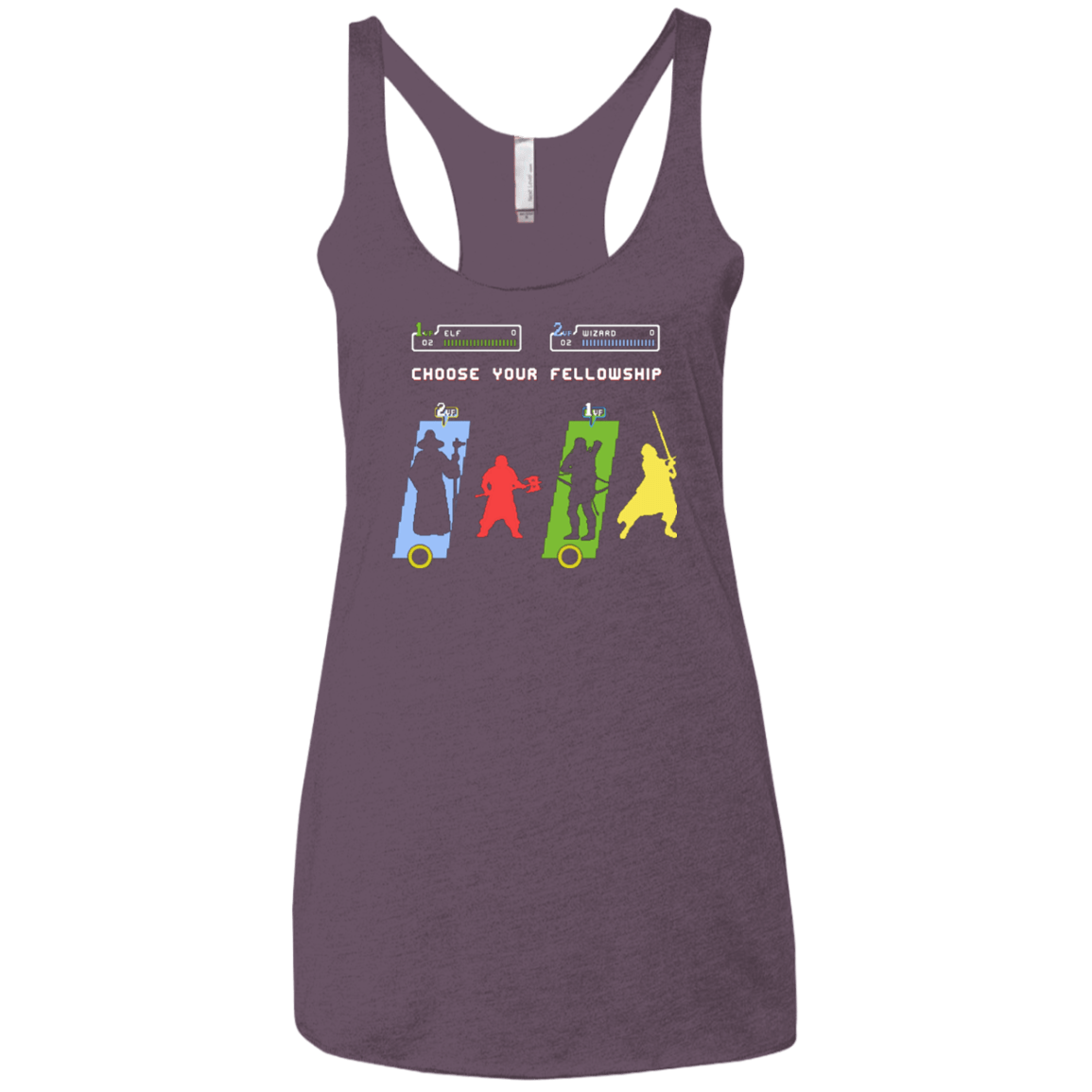 T-Shirts Vintage Purple / X-Small Choose your Fellowship Women's Triblend Racerback Tank