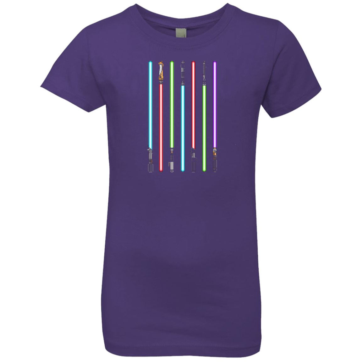 T-Shirts Purple Rush / YXS Choose Your Saber Girls Premium T-Shirt