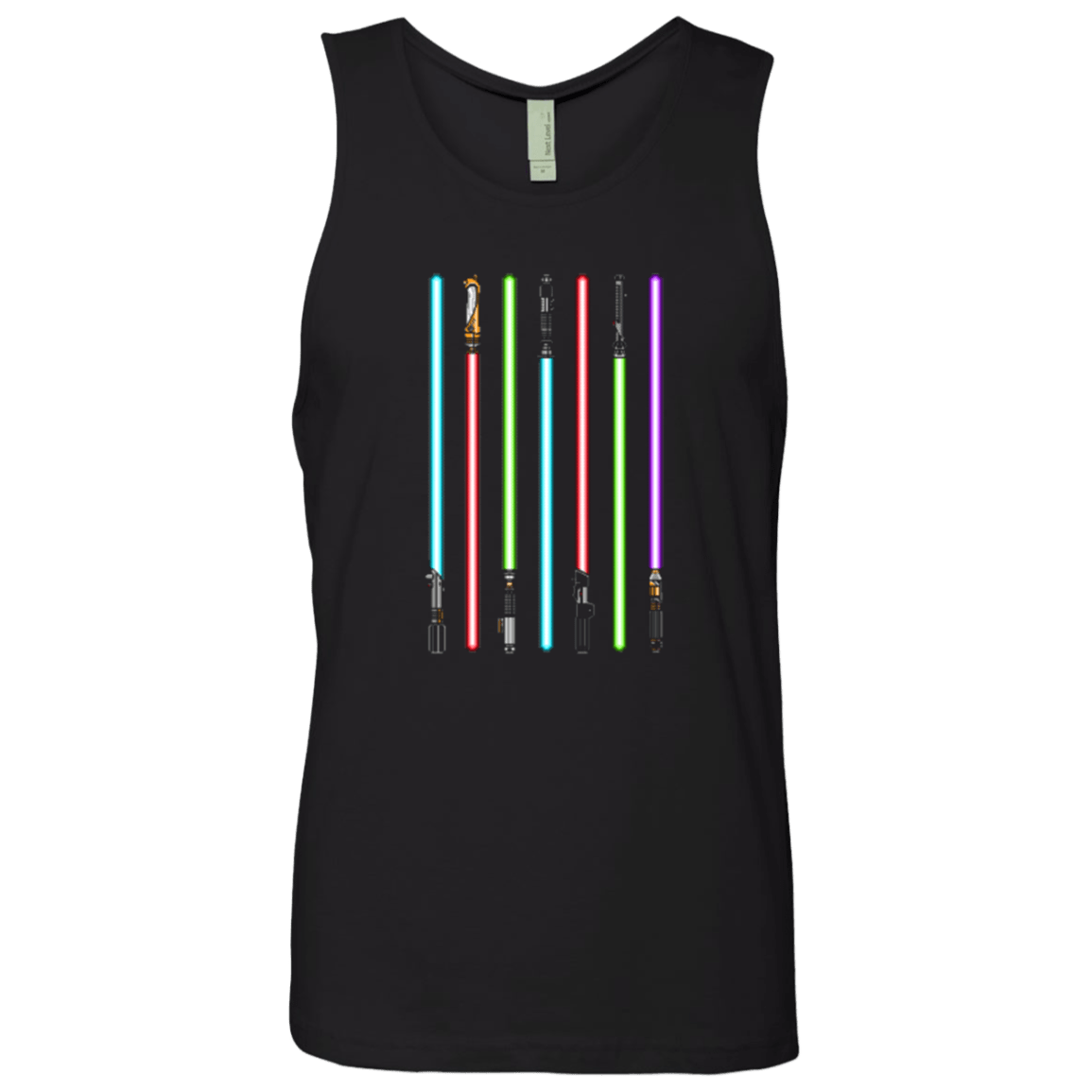 T-Shirts Black / Small Choose Your Saber Men's Premium Tank Top