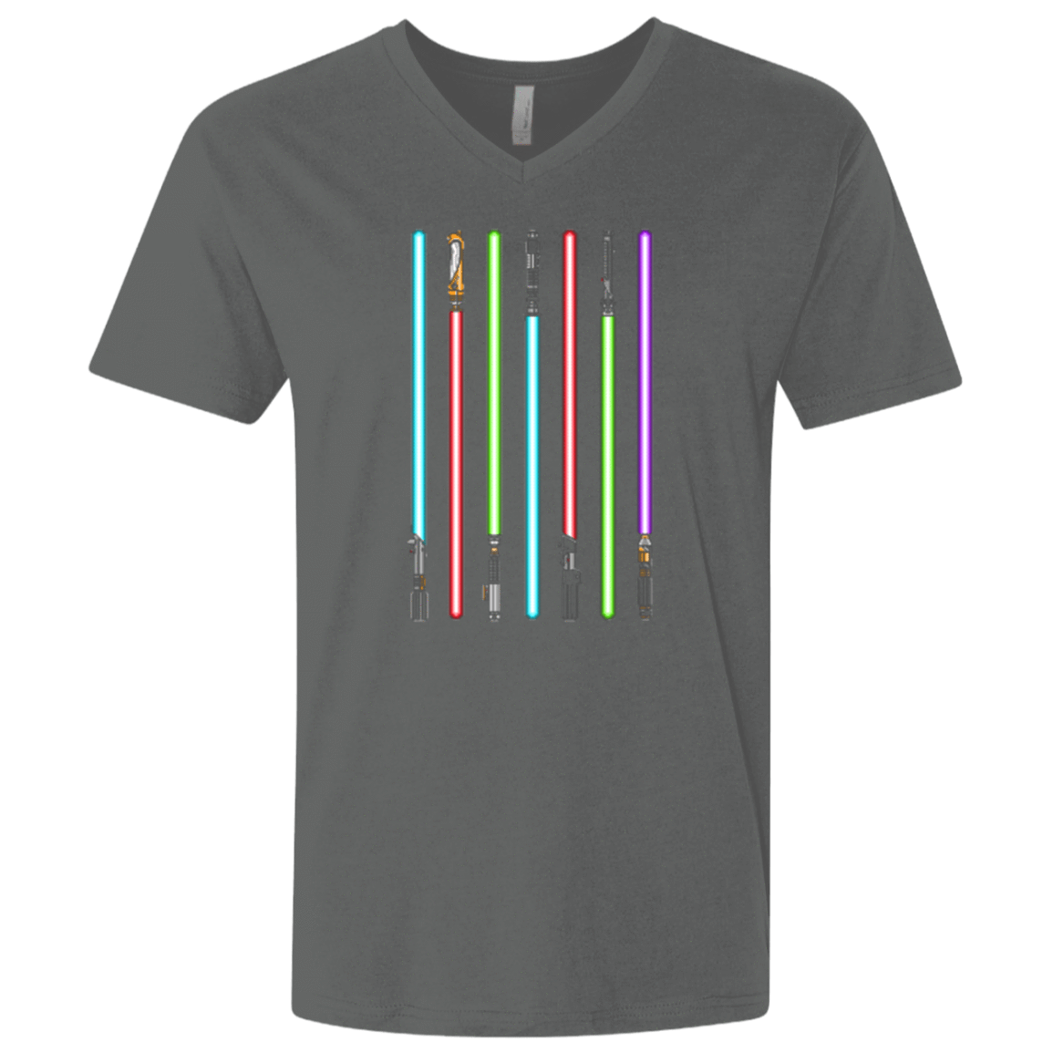 T-Shirts Heavy Metal / X-Small Choose Your Saber Men's Premium V-Neck