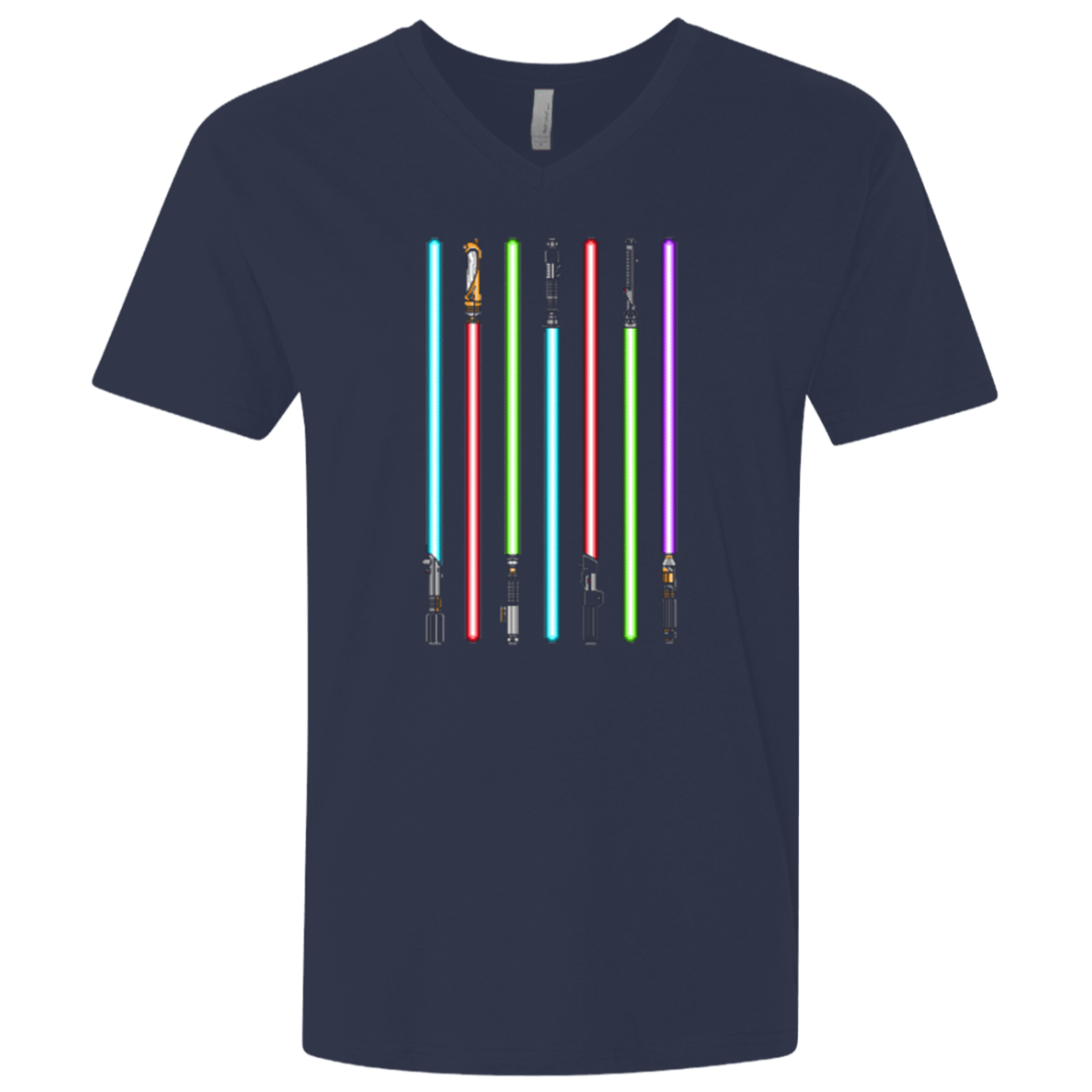 T-Shirts Midnight Navy / X-Small Choose Your Saber Men's Premium V-Neck