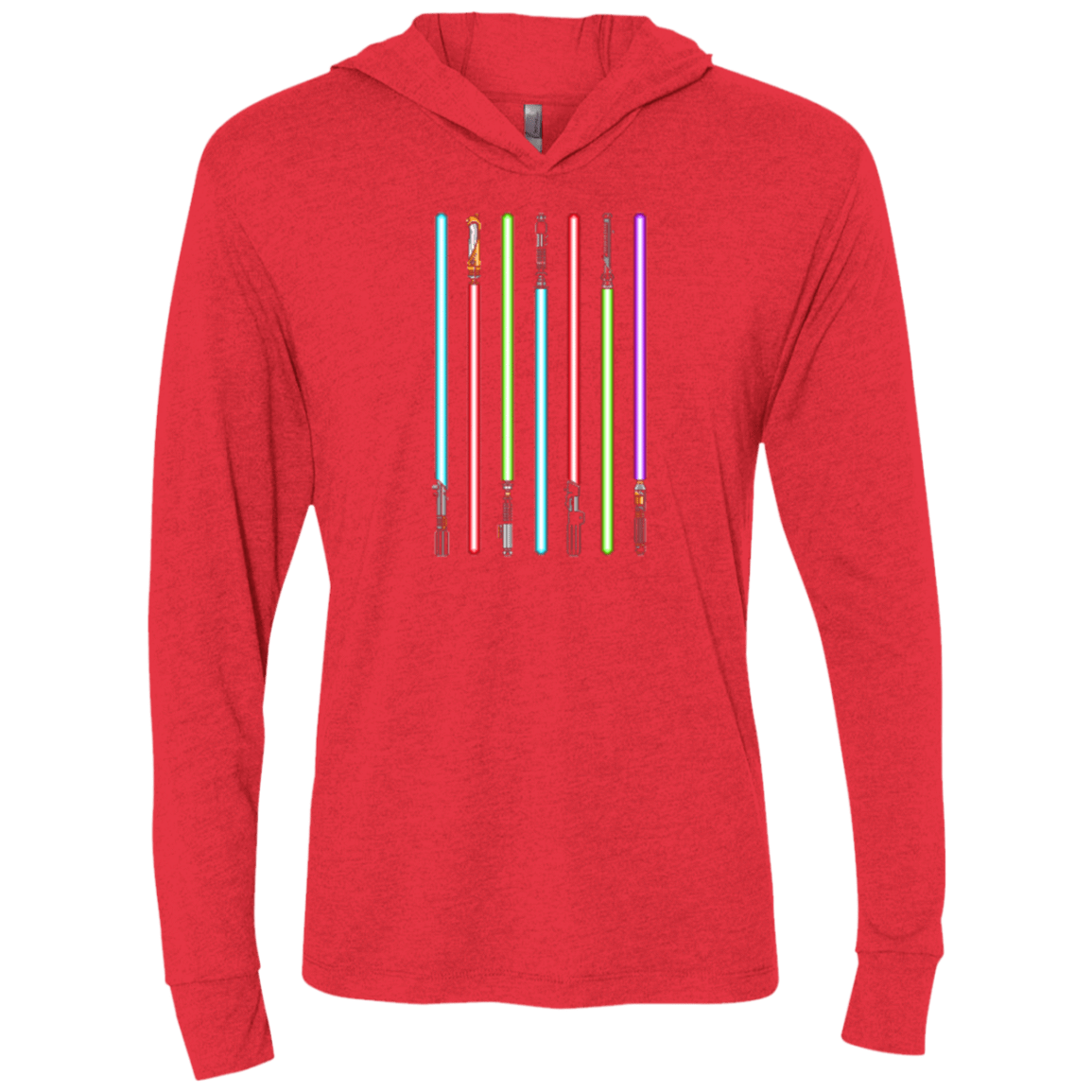T-Shirts Vintage Red / X-Small Choose Your Saber Triblend Long Sleeve Hoodie Tee