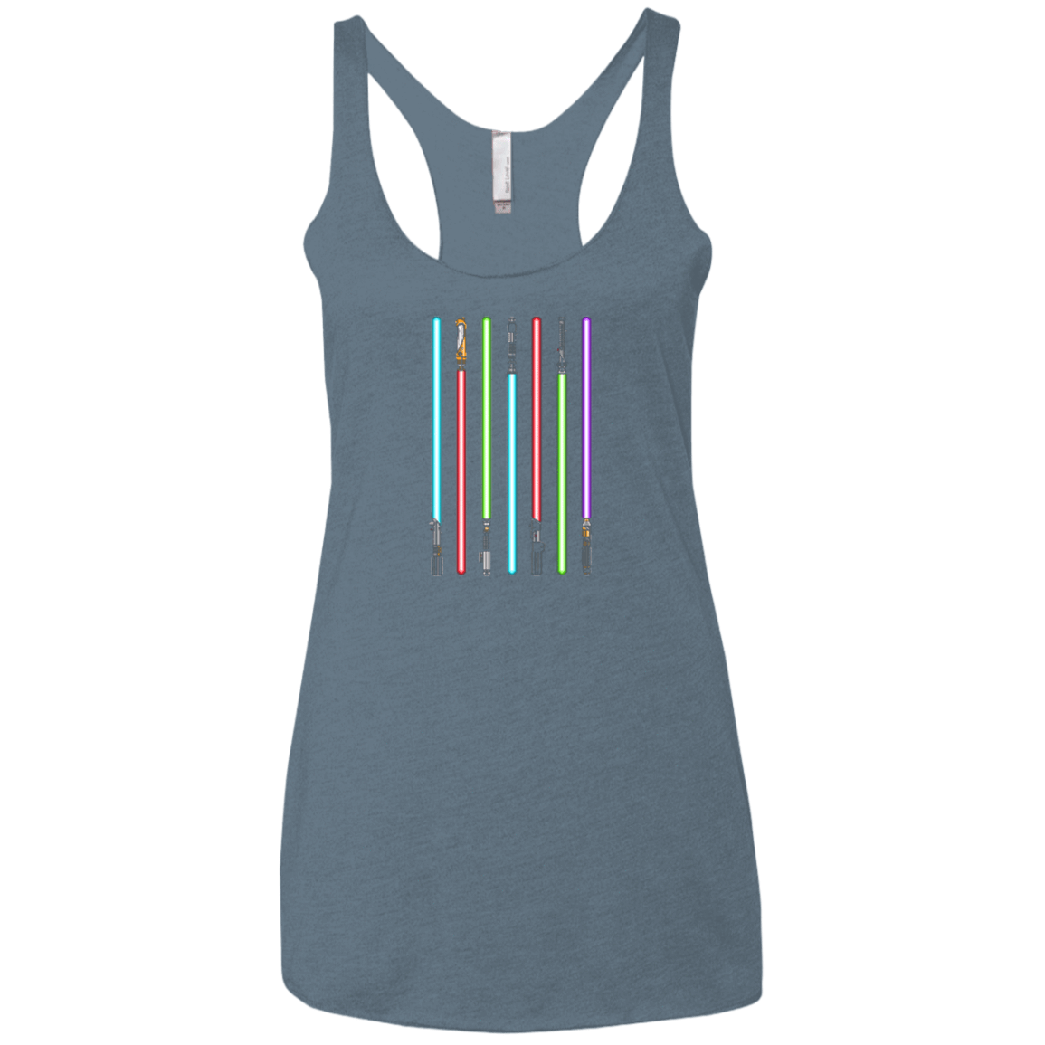 T-Shirts Indigo / X-Small Choose Your Saber Women's Triblend Racerback Tank