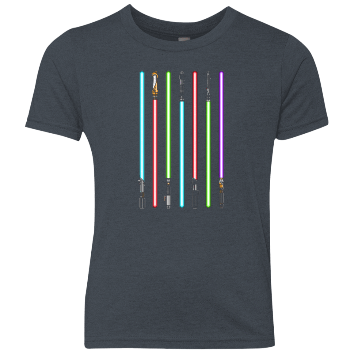 T-Shirts Vintage Navy / YXS Choose Your Saber Youth Triblend T-Shirt