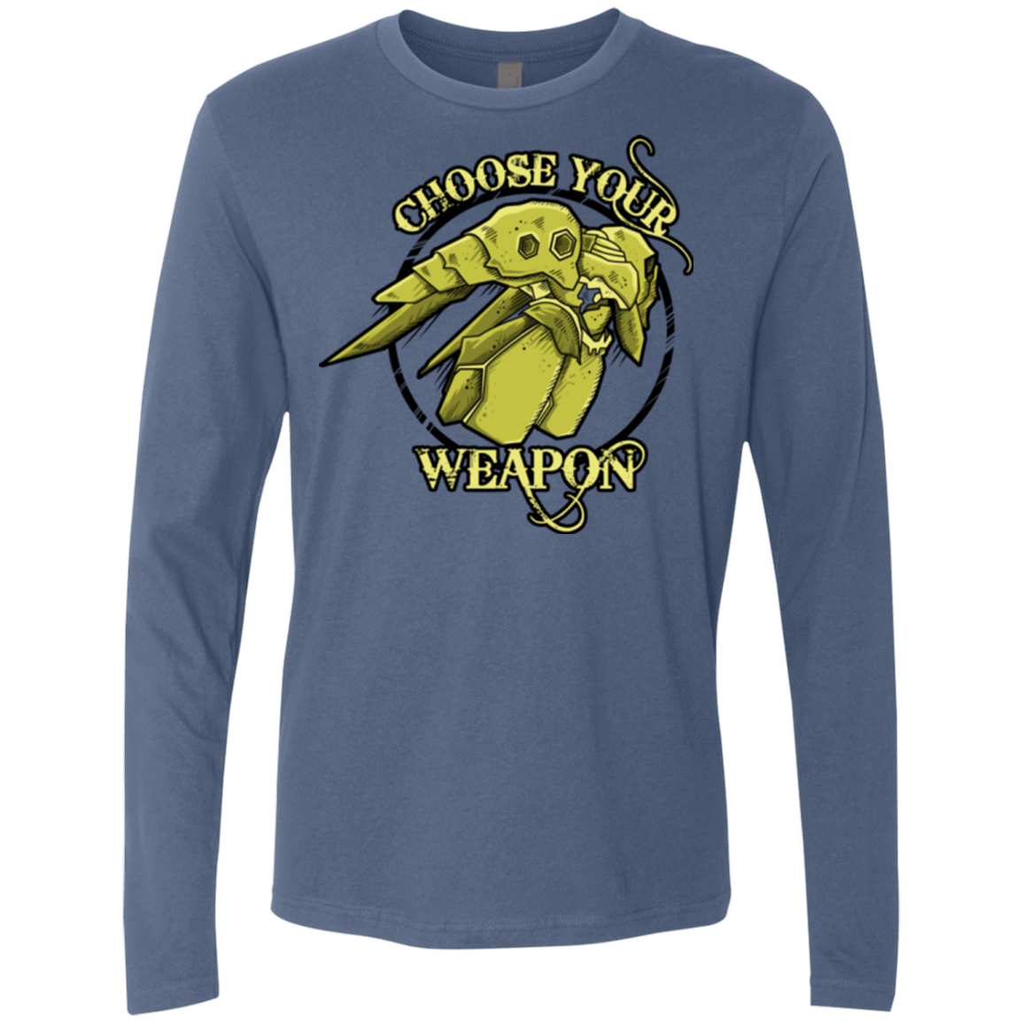 T-Shirts Indigo / Small CHOOSE YOUR WEAPON Men's Premium Long Sleeve