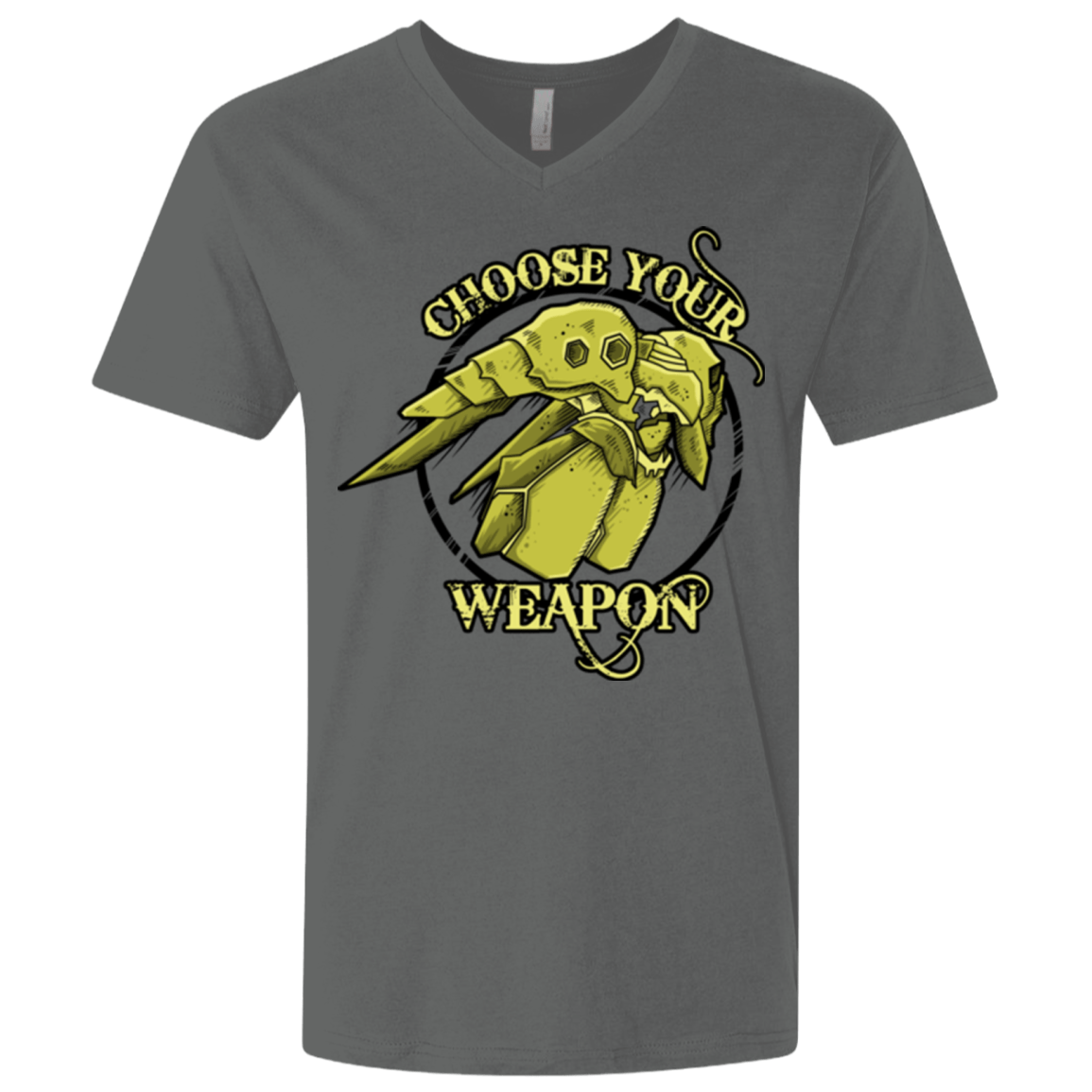 T-Shirts Heavy Metal / X-Small CHOOSE YOUR WEAPON Men's Premium V-Neck