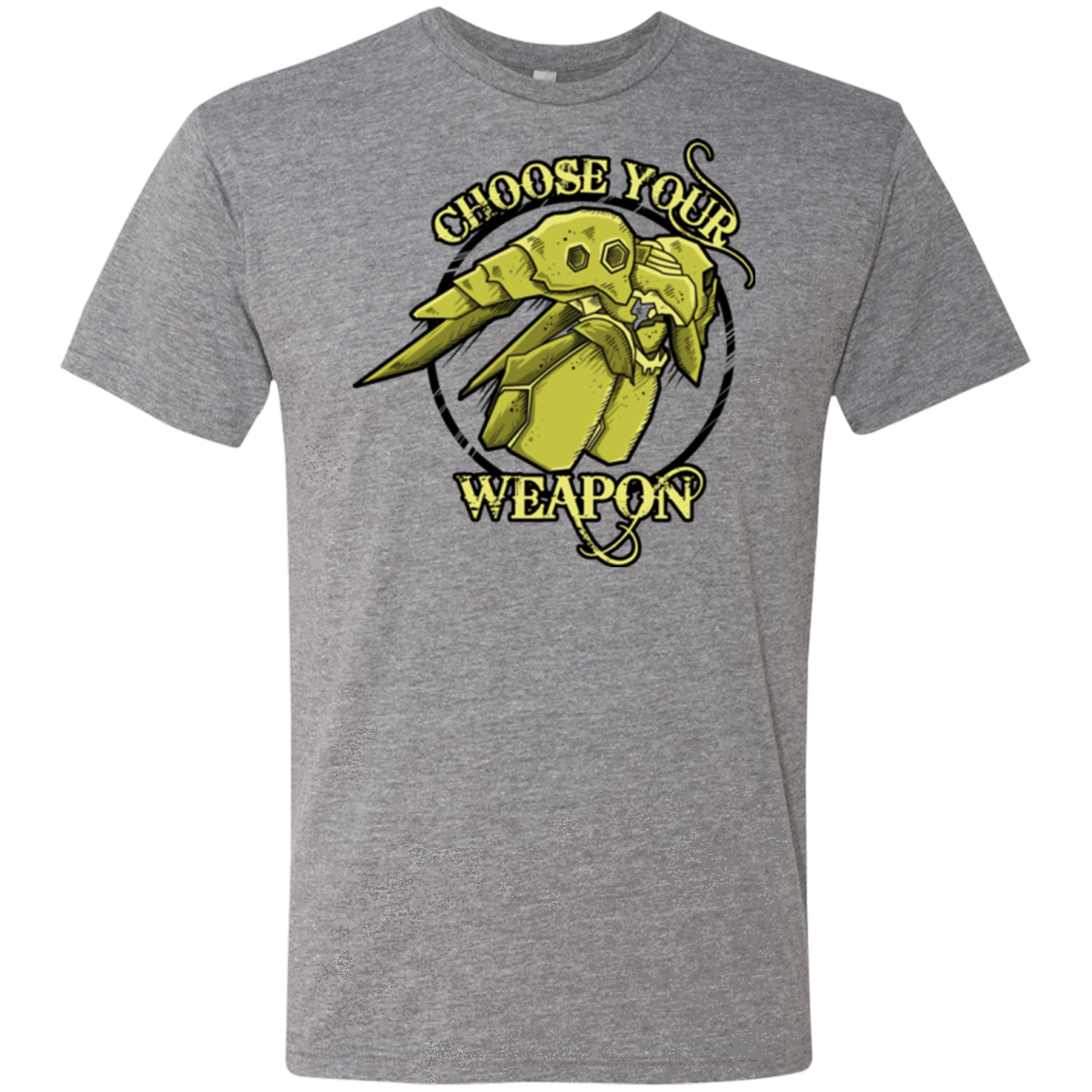 T-Shirts Premium Heather / Small CHOOSE YOUR WEAPON Men's Triblend T-Shirt