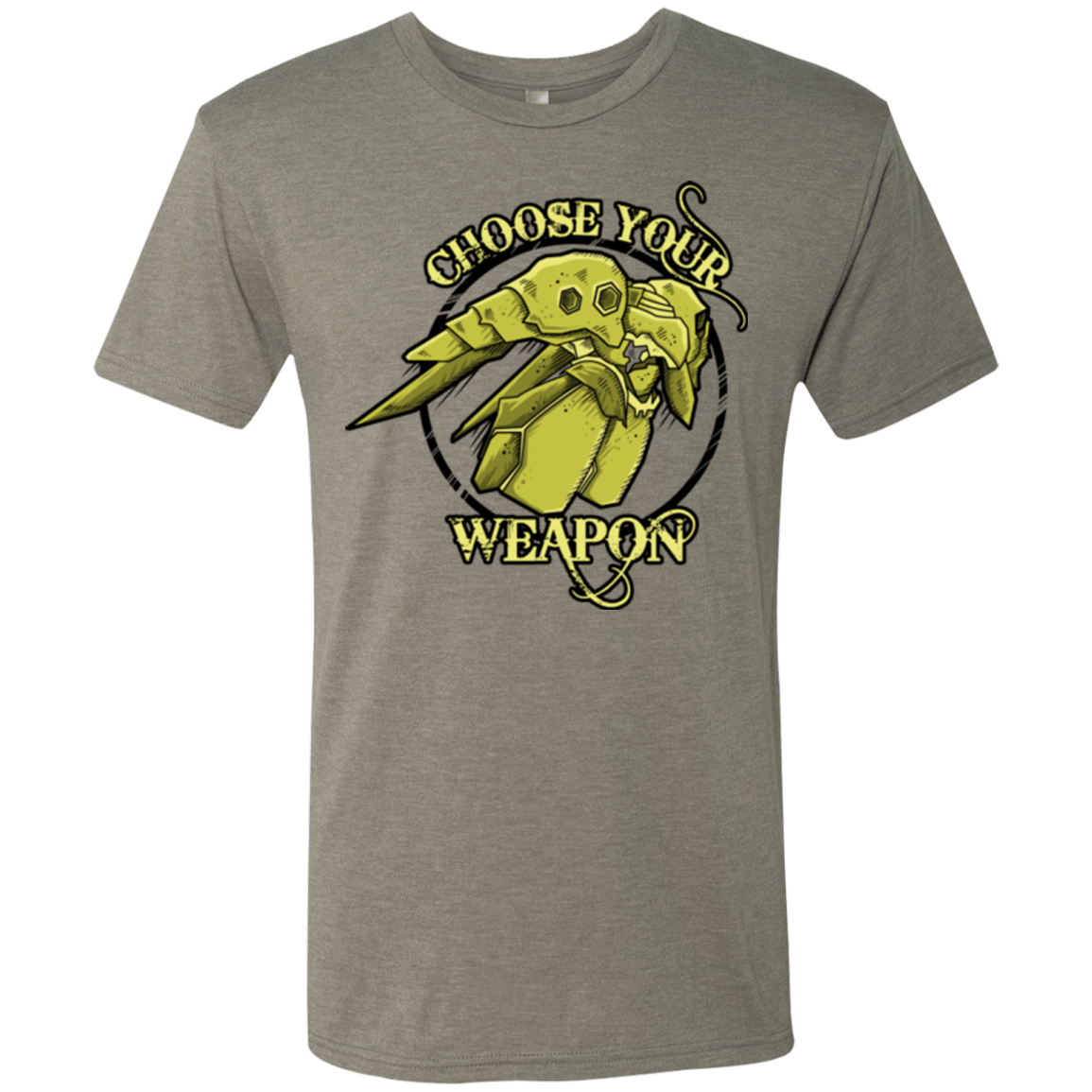 T-Shirts Venetian Grey / Small CHOOSE YOUR WEAPON Men's Triblend T-Shirt