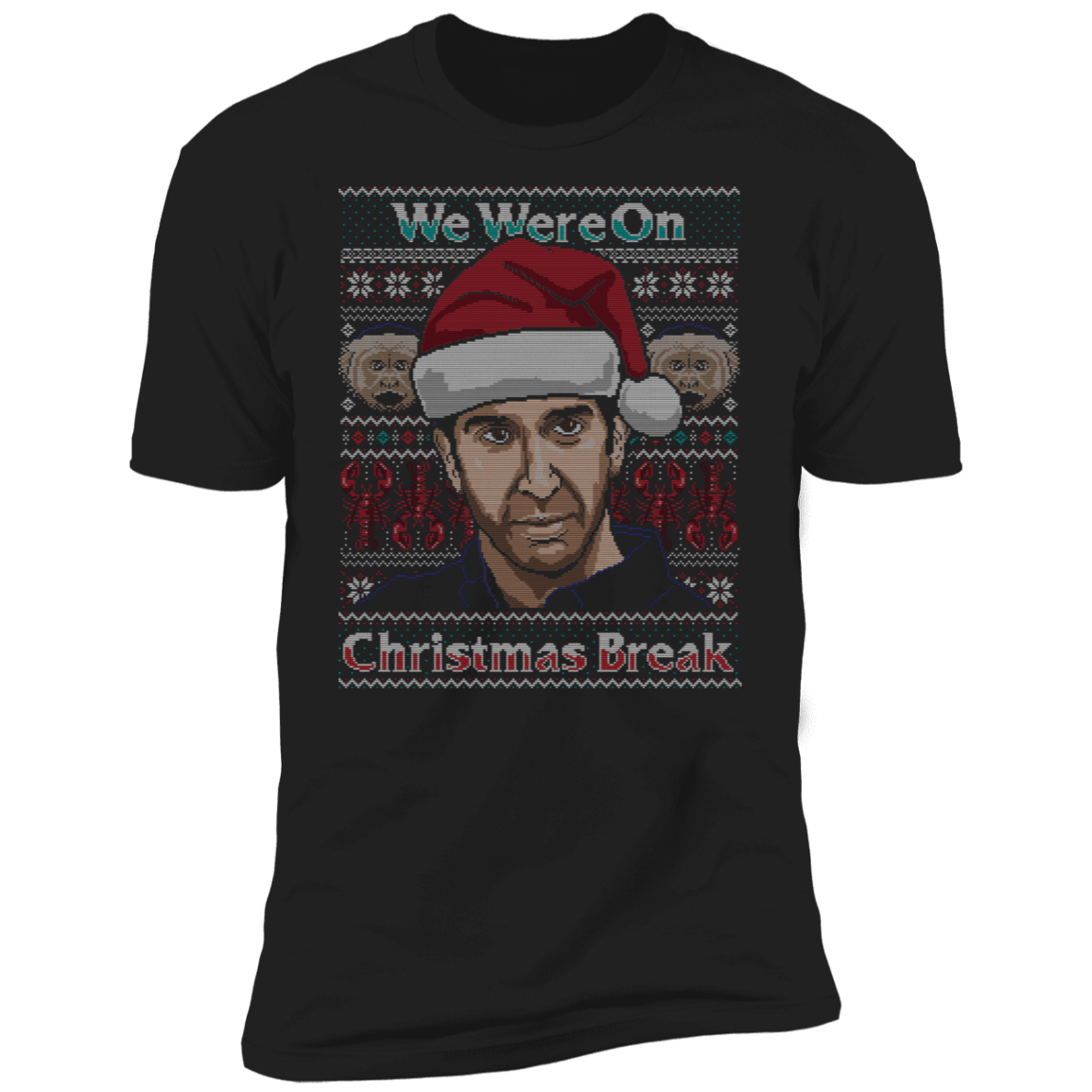 T-Shirts Black / X-Small Christmas Break Ugly Sweater Men's Premium T-Shirt